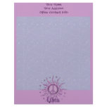 Peace Sun Custom Letterhead