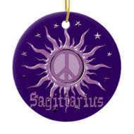 Peace Sun ornament