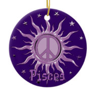 Peace Sun ornament