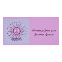 Peace Sun Photo Cards