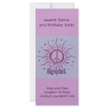 Peace Sun Custom Rack Card