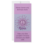 Peace Sun Personalized Rack Card