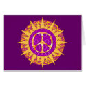 Peace Sun Spiral cards
