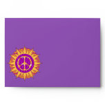 Peace Sun Spiral Envelopes