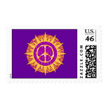 Peace Sun Spiral Stamps