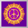 Peace Sun Spiral Print