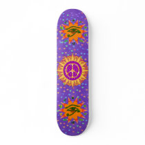 Peace Sun Spiral Skate Board Decks