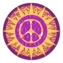 Peace Sun Spiral stickers