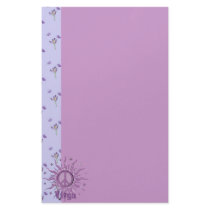 Peace Sun Stationery Design
