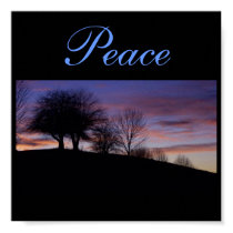 Peace-Sunset Design Poster posters