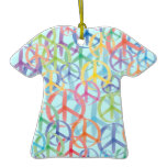 Peace Symbol Art Ornaments