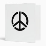 Peace symbol binder