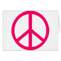 peace symbol greeting cards