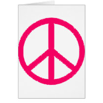 peace symbol card