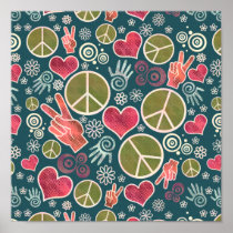 Peace Symbol Design posters