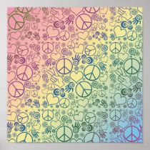 Peace Symbol Design posters