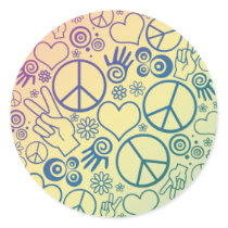 Peace Symbol Design stickers