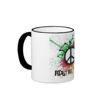 peace symbol, For The Irony mugs by ForTheIrony peace symbol, For The Irony mugs