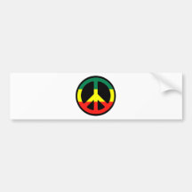 Peace Symbol for the World! Bumper Stickers
