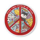 Peace Symbol-Humane magnets