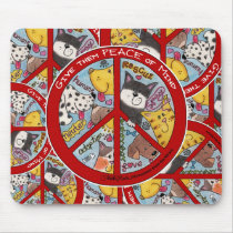 Peace Symbol-Humane mousepads
