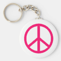 peace symbol keychains
