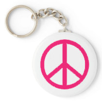 peace symbol key chains
