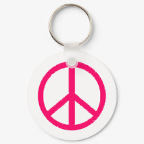 peace symbol keychains