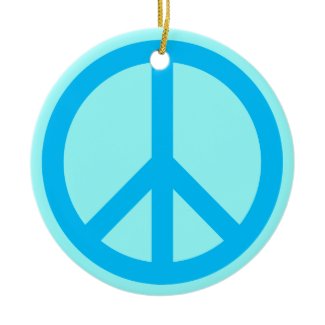 Peace Symbol Ornament ornament