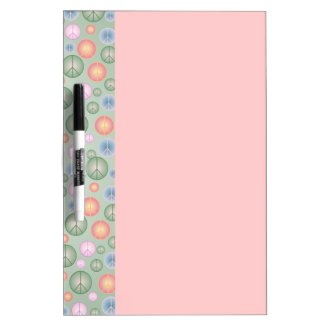 Peace Symbol Pattern Medium Dry-Erase Board