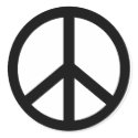 peace symbol stickers