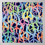 Peace Symbols Art Poster