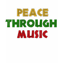 Peace Through Music t-shirts by orsobear Peace Through Music t-shirts