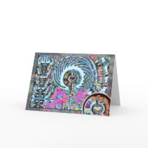 Peace thru ART greeting card