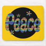 Peace Tie-Dye mousepads