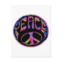 Peace - Tie Dyed Foreground Postcards