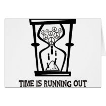 Peace - Time Is Running Out cards