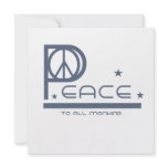 Peace to All Mankind T-shirts and Gifts Custom Announcements