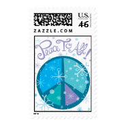 Peace to all! Postage stamp stamp