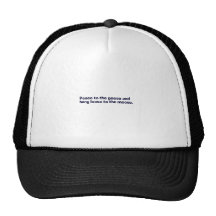 peace to the geese and hang loose to the moose mesh hats