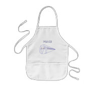 Peace train, outline art, color in apron apron