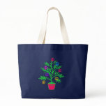 Peace Tree Holiday Tree with Peace Symbols Tote Bag