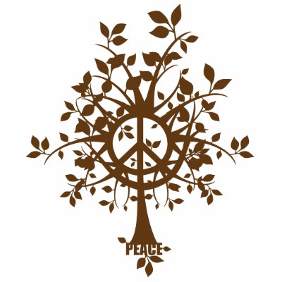 Peace Tree Shirt by littleamylee