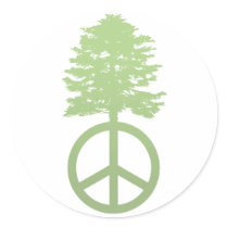 Peace Tree stickers by kbilltv Peace Tree stickers