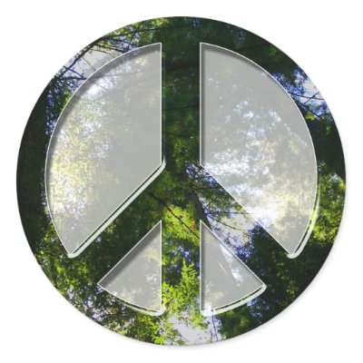 Peace Trees Sticker