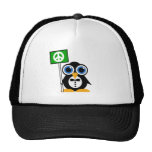 peace trucker hat