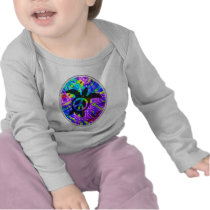 Peace Turtle Infant Longsleeve T Shirts