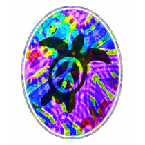 Peace Turtle Kids' Dark Shirts