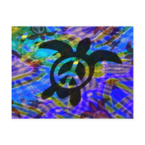 Peace Turtle Postcard