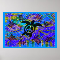 Peace Turtle Print
